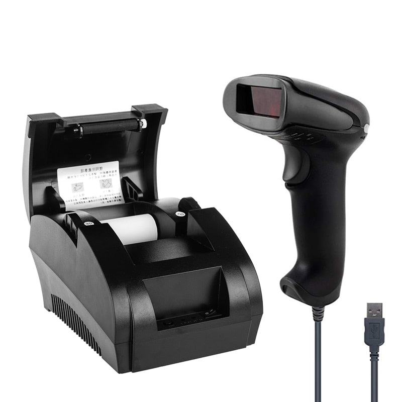 NETUM NT-2012 Portable USB Barcode Scanner Wired Laser 1D Bar Code Reader for POS and Inventory