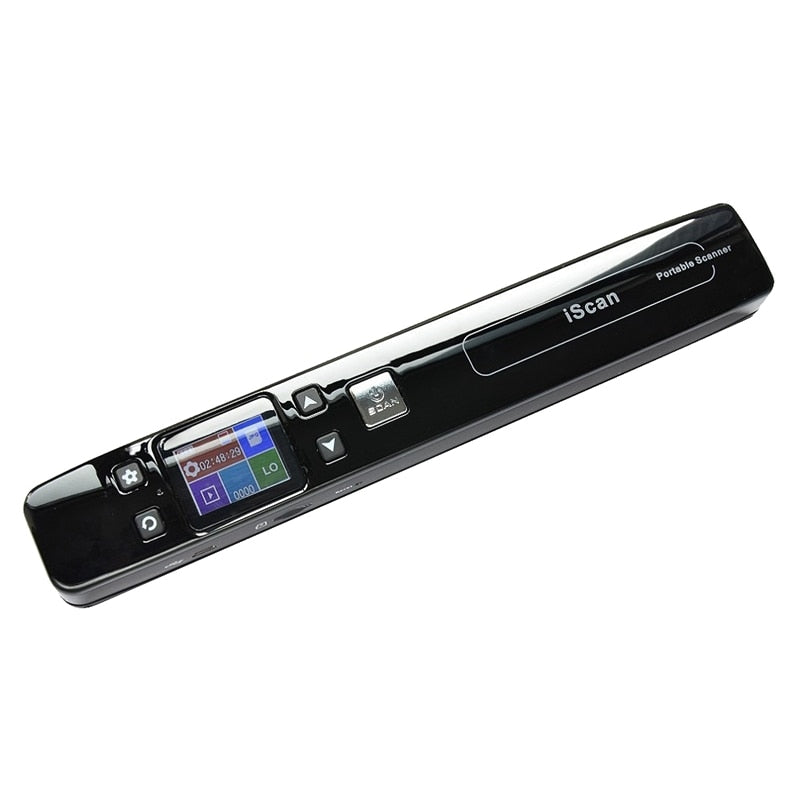 Mini Document & Images Scanner A4 Size JPG/PDF Formate Wifi 1050DPI High Speed Portable Lcd Display For Business Receipts (Black