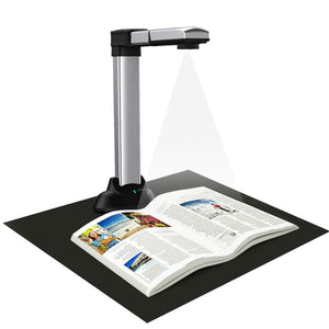 Eloam BS2000M Portable Book & Document Scanner, Auto Flatten, Split & Deskew, Convert Images to Word/Excel/PDF