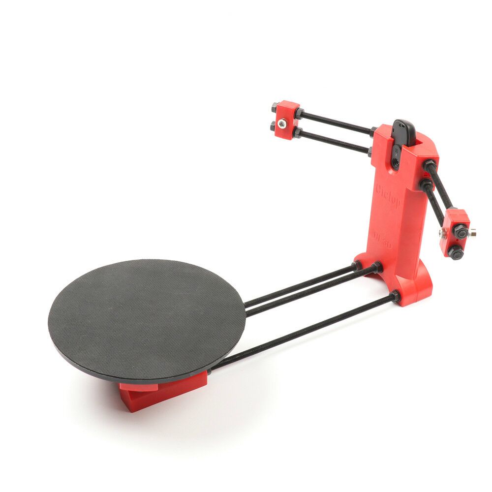 HE3D ciclop laser Open source DIY 3d scanner kit,new red injection molding parts,for 3d printer