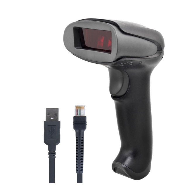 NETUM NT-2012 Portable USB Barcode Scanner Wired Laser 1D Bar Code Reader for POS and Inventory